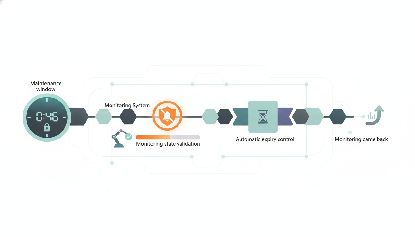 The 46-Minute Maintenance Window: Did Monitoring Really Come Back? - blog cover illustration